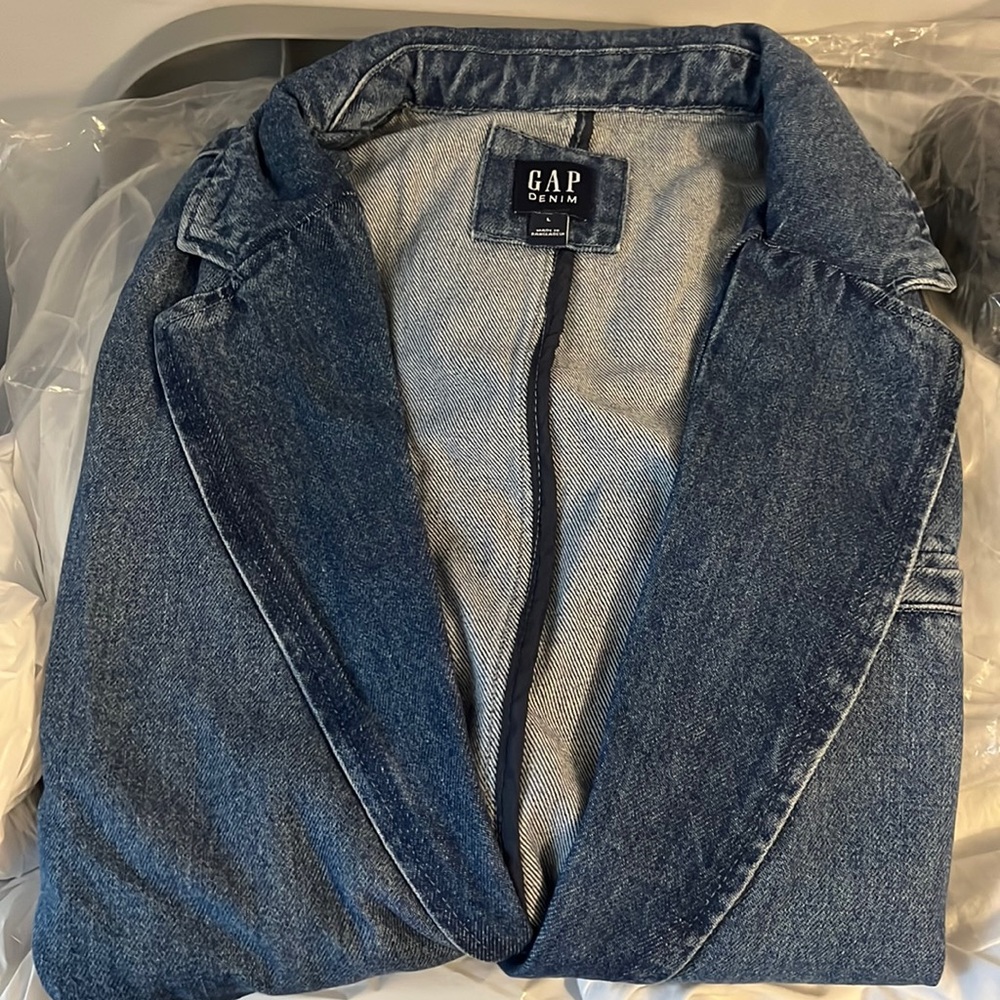 GAP Denim Blazer